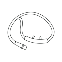 水素ガス用チューブ鼻用シングルタイプ×2