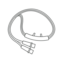 水素ガス用チューブ鼻用ダブルタイプ×2