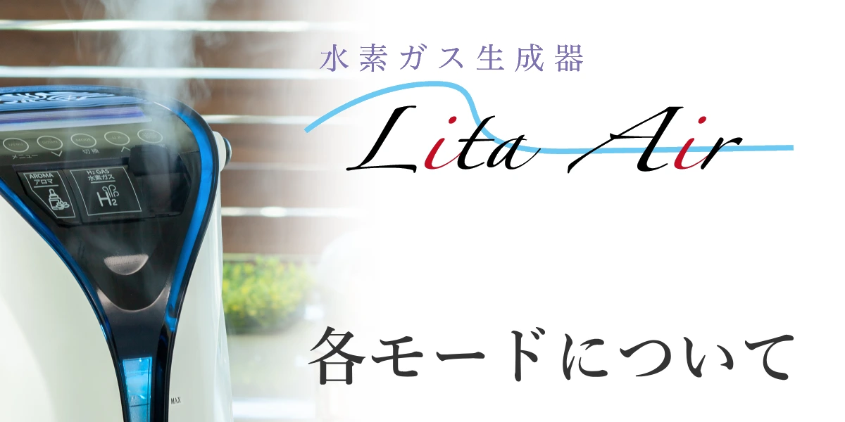 リタエアーの各モードに関する説明