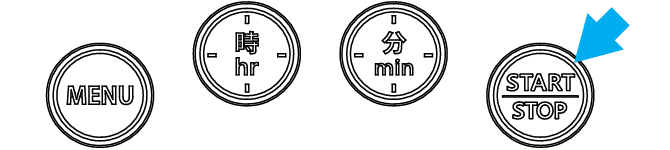 水素ガス吸入のスタートボタン 水素ガスの吸入