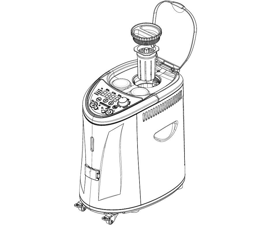 浄水フィルターの設置 医療機関用水素吸入器の浄水フィルターを設置