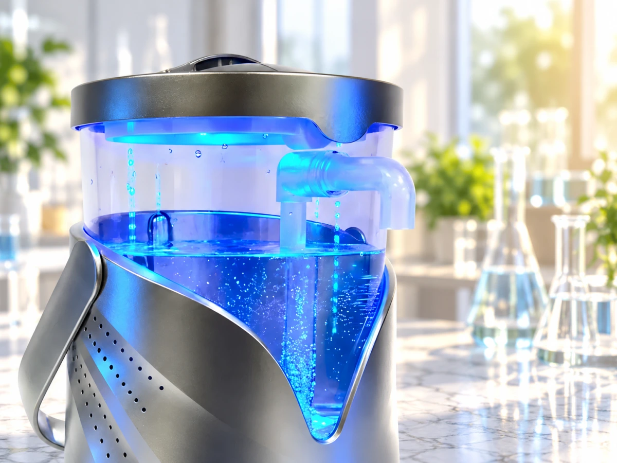 直流電気分解方式で水素水を生成する研究用水素水生成器