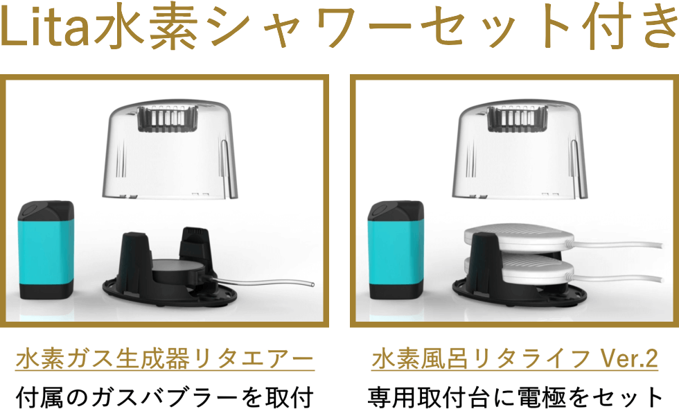 Lita水素シャワーセット
